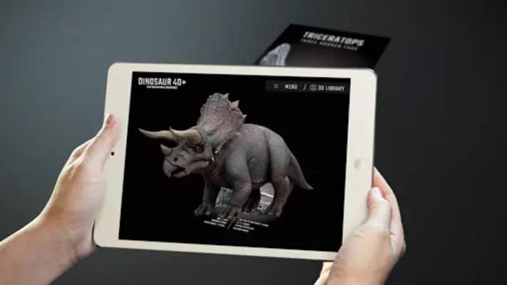 Dinosaur 4D+ android App screenshot 1