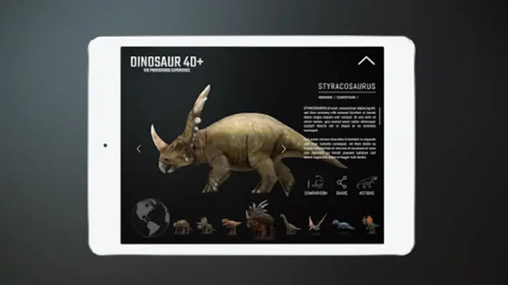 Dinosaur 4D+ android App screenshot 3